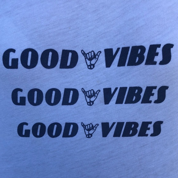Good vibes brandy Melville shirt - Picture 2 of 3